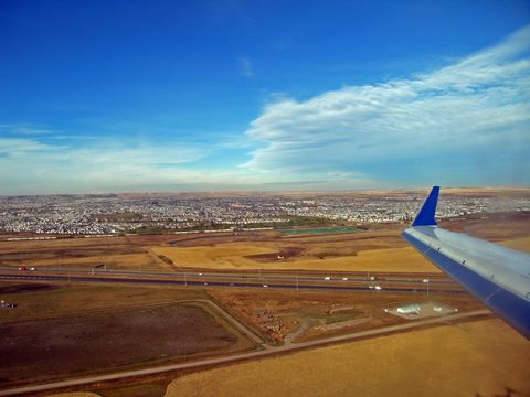 plane horizon